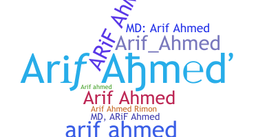 Becenév - Arifahmed