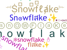 Becenév - Snowflake