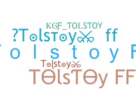 Becenév - Tolstoy