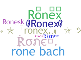 Becenév - Ronex