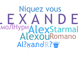 Becenév - Alexandre