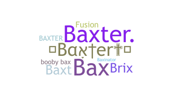 Becenév - Baxter