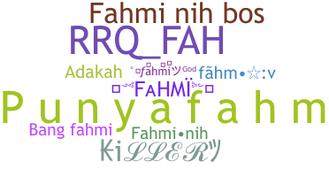 Becenév - Fahmi
