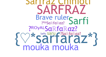 Becenév - Sarfaraz
