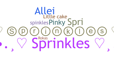 Becenév - Sprinkles