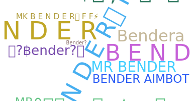 Becenév - Bender