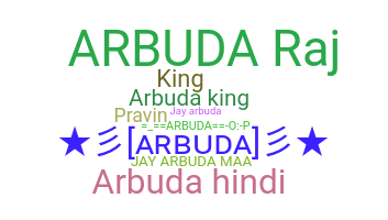 Becenév - Arbuda