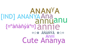 Becenév - Ananya