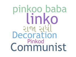 Becenév - Pinko