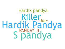 Becenév - Pandya