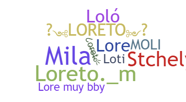 Becenév - Loreto