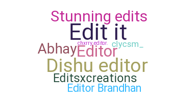 Becenév - Editors
