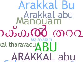Becenév - ArakkalAbu