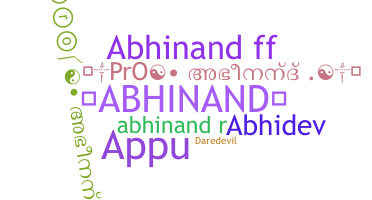 Becenév - Abhinand