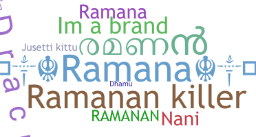 Becenév - Ramanan