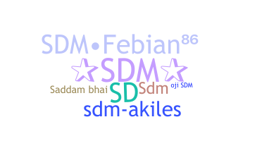 Becenév - SDM