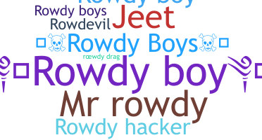 Becenév - RowdyBoy