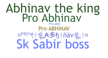Becenév - ProAbhinav
