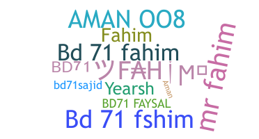 Becenév - Bd71Fahim