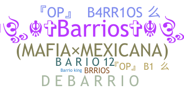 Becenév - Barrios