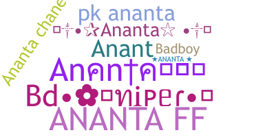Becenév - Ananta