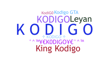 Becenév - Kodigo
