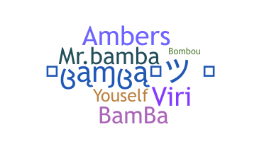 Becenév - Bamba