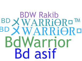 Becenév - BDwarrior