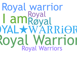 Becenév - royalwarrior