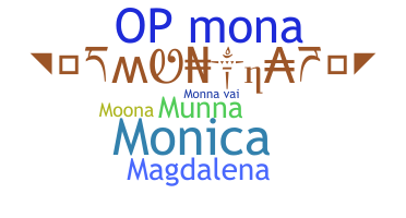 Becenév - Monna