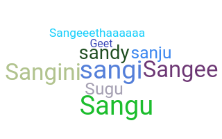 Becenév - Sangeeta