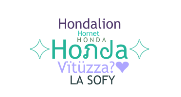 Becenév - Honda
