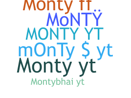 Becenév - MontyYT