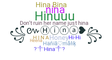 Becenév - Hina
