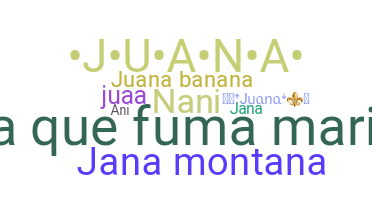 Becenév - Juana