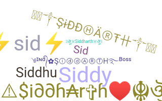 Becenév - Siddharth