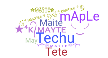 Becenév - Mayte