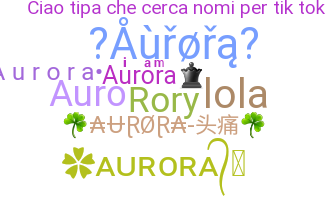 Becenév - Aurora