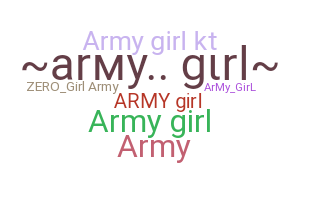 Becenév - armygirl