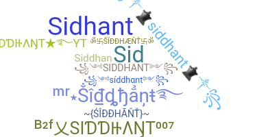 Becenév - Siddhant