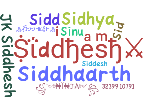 Becenév - Siddhesh