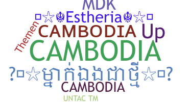 Becenév - Cambodia