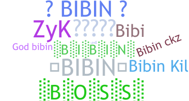 Becenév - Bibin
