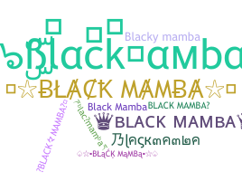 Becenév - blackmamba