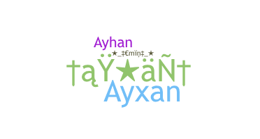 Becenév - Ayxan