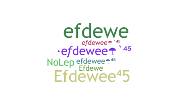 Becenév - efdewee45