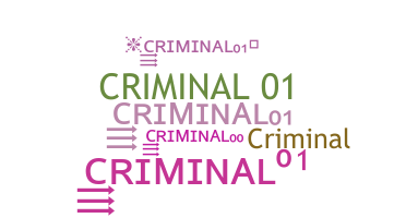 Becenév - Criminal01