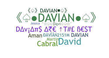 Becenév - Davian