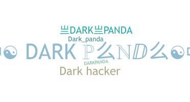 Becenév - darkpanda