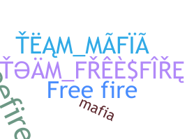 Becenév - TeamFreeFire